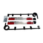 New Pair 3coiled Spring Loaded Truck Mud Flap Hangers W  Reflector Kit Straight