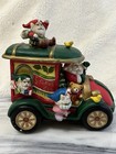 Vtg Lazarus Department Store Christmas Santa s Delivery Truck W elves Music Box