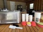 Breville Bci600xl Electric Ice Cream Maker Stainless Steel Silver W  Accessories