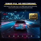 Car Dual Lens Dash Cam Hd 1080p Front rear inside Video Recorder Camera G-sensor