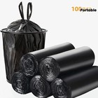 100 Pcs 4 Gallon Trash Bags Kitchen Trash Bags Small Garbage Rubbish Bags 5 Roll