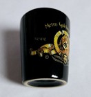 Vintage 90 s Mgm Lion Logo Promo Shot Glass James Bond 007 Tank Girl Movie Cup