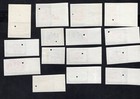 Honduras 1956 Stamps Mi dienst 170-185 Official Proofs Rrr Mnh