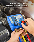 Omt 3 Way Ac Digital Manifold Gauge Set Hvac Vacuum Pressure Temperature Tester