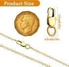 10pcs set 14k Solid Yellow Gold Jewelry Lobster Clasp Bead Open Jump