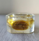 Vintage Prince Matchabelli Crown Jewel Perfume Bottle In Lucite Block