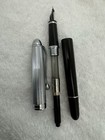 Aurora Small 88  Fountain Pen Silver Cap 14k Fine Nib