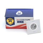 100 Coin Shield Nickel 2x2 Coin Flips     Premium 5 Cent Cardboard Coin Holders