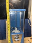 Oak 25 Cent Gumball Machine Works No Key