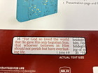 Nkjv Giant Print Holy Bible Aqua Teal Embossed Imitation Leather Brand New      