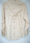 Vtg Sears Dress Shirt 16 Spread Collar Perma-prest 70s Poly  Cotton Groovy Retro