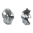 Viking Century Medieval 18 Gauge Armor Helmet Spartan Helmet Replica Silver