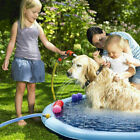 59in Non-slip Splash Pad For Kids Dog Thicken Sprinkler Pool Outdoor Water Toys