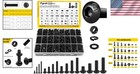 Comprehensive 2200pcs Metric Screws Assortment - Perfect For Diy   Professionals