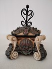 Beautiful Decorative Chest Dresser Jewelry  Trinket Box Floral Design 