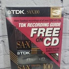 Tdk Sa-x 100 3 Pack  Blank Audio Cassette Tape  sealed  Nos  New