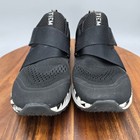 Tiem Slipstream Cycling Shoes Womens 9 5 Black Mesh Strap 2-bolt Indoor Sneakers