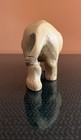 Vintage Hand Carved Exotic Wood Rhino Rhinoceros Figurine Made In Kenya 9 Inch