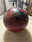 16 Lb Brunswick Nexus Solid Bowling Ball  Red   Black In Color  Good Condition 