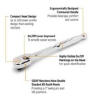 1 2 In  Drive 120xp Full Polish Chrome Teardrop Ratchet