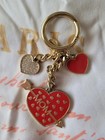 Michael Kors Women s Floral And Heart Charm Key Chains Set