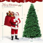 4 5 6 7 5 9ft Christmas Tree  Green Without Flocking white With Flocking