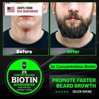First Melody Beard Balm  2x Thickening Biotin  With Castor Oil And Argan   Jojob