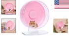 Super Silent Adjustable Hamster Exercise Wheel - Perfect For Small Pets  Pink