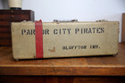 Vintage Trumpet Bugle Instrument Case Wood Box Only Elkhorn Getzen Pirates Band