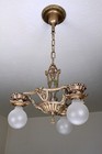 Antique Vintage 20 s Art Deco Ceiling Light Fixture Chandelier