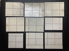 57  Canada Stamp Collections   9 Blocks  1967-72   sc 454-460   543 544   mint Hinged