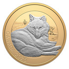 Wolf Portraits 2025 Canada  9999 Pure 1oz Silver Gold Gilded  20 Coin