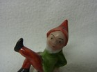 Gnome Drip Catcher Porcelain Vintage German  a1