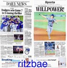 L A Daily News Newspaper La Dodgers World Series Champions Nov  11 2 25   Photo 