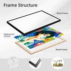Abstract Portrait Framed Canvas Print Modern Wall Art Home Decor