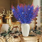 Christmas Glitter Stems 12 Pcs Artificial Pine Tree Picks For Christmas Tree Orn