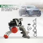 New Turbo Charger 28231-2b760 Fit For 2016-2018 Hyundai Tucson 1 6l 282312b760
