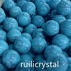 Wholesale Lot 7 Pcs Turquoise Sphere Crystal Ball Energy Healing20mm