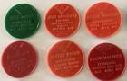 1959 Armour Coin Lot Of  17  Incl   Aaron  2   Fox   Robinson  Podres  Ashburn