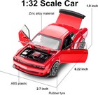 Hellcat Toy Model Car For Kids 1  32 Scale Dodge Challenger Die Cast Metel Toy 