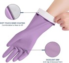 Rubber Cleaning Gloves For Dishwashing  4 Pairs Reusable Kitchen Gloves For Wash