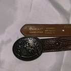 Ariat Genuine Leather And Calf Hair Child   s Belt  Rodeo Champion  25 Inches