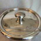 Vintage P m  Italy Silver-plated On Brass Ice Bucket - 1960s Mcm Barware Marked