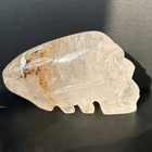 1 72lb Top Natural Clear Quartz Carved Skull  Realistic  Crystal Healing Skull