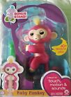 Fingerlings Fingerling Bella Pink Interactive Baby Monkey W  Yellow Hair Wowwee
