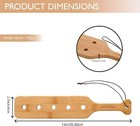The Hawk Haus 16   Bamboo Paddle With Airflow Holes