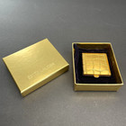 Vintage Estee Lauder Square Gold Toned Compact Lucidity Pressed Powder