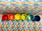 New Fiestaware 12 Oz Java Mug Set Of 6 Mixed Colors Fiesta Free Shipping 