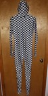 2nd Skin Checkered Full Bodysuit Costume Great For Halloween Bachelor Party New 