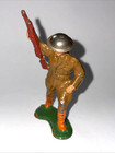 Vintage 1930 s Barclay Manoil Lead Toy Army Soldier 764 W  Raised Rifle